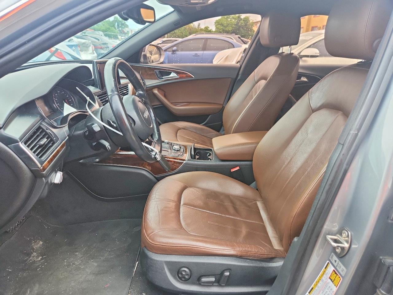 2014 Audi A6 Premium Plus Gray vin: WAUFGAFC5EN085194