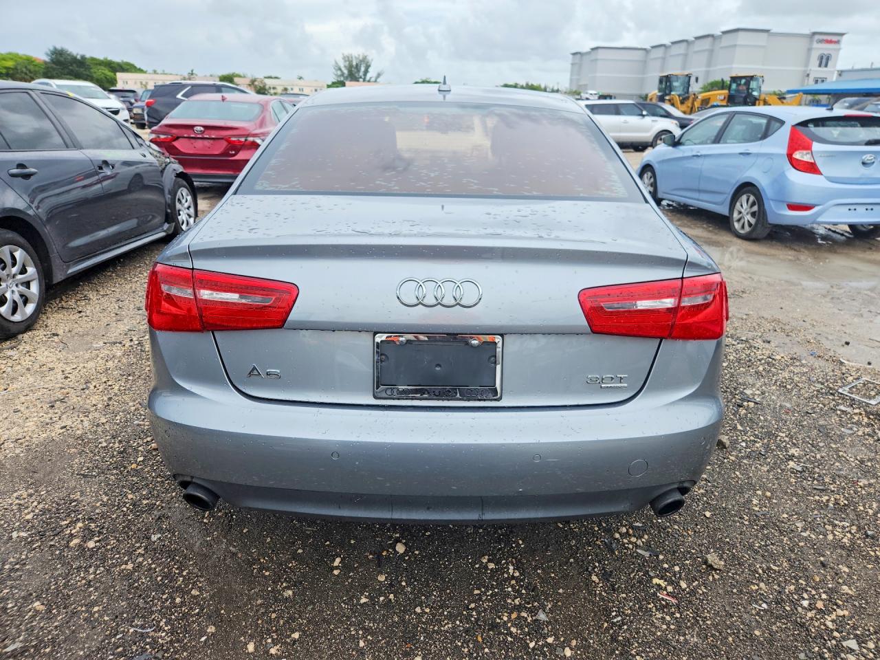 2014 Audi A6 Premium Plus Gray vin: WAUFGAFC5EN085194