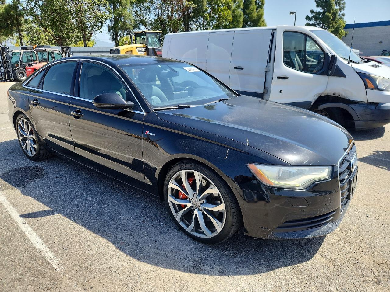 2014 Audi A6 Premium Plus Black vin: WAUFGAFC5EN131154