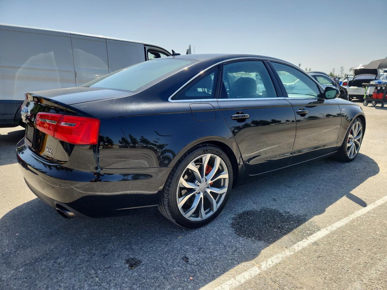 2014 Audi A6 Premium Plus Black vin: WAUFGAFC5EN131154