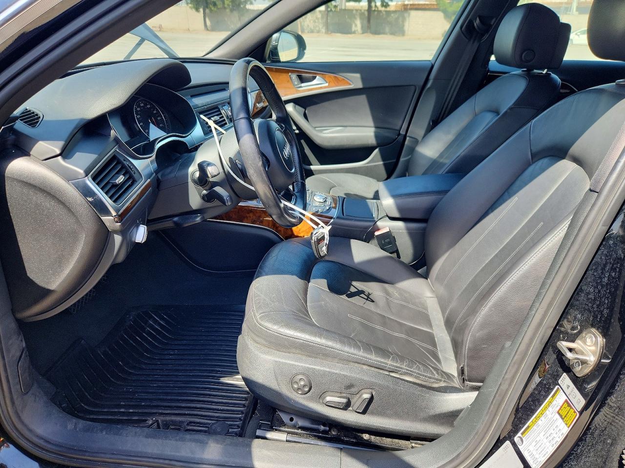 2014 Audi A6 Premium Plus Black vin: WAUFGAFC5EN131154