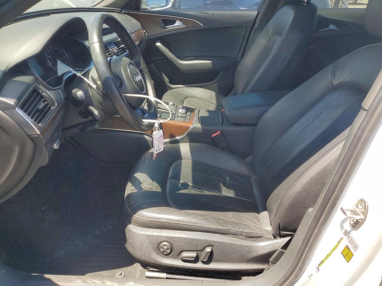 2014 Audi A6 Premium Plus White vin: WAUFGAFC5EN147029