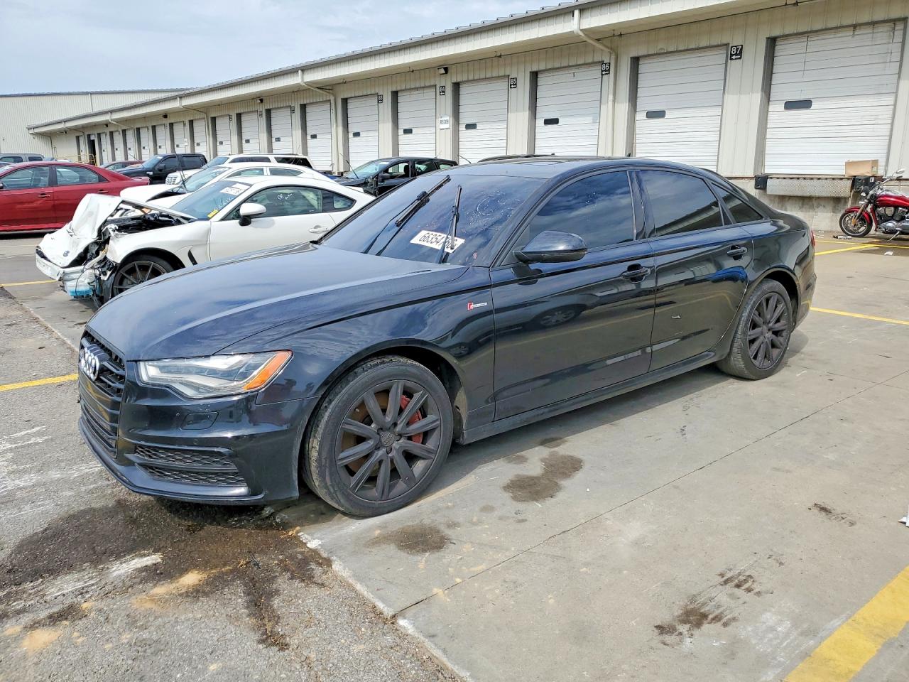 2015 Audi A6 Premium Plus Black vin: WAUFGAFC5FN009475