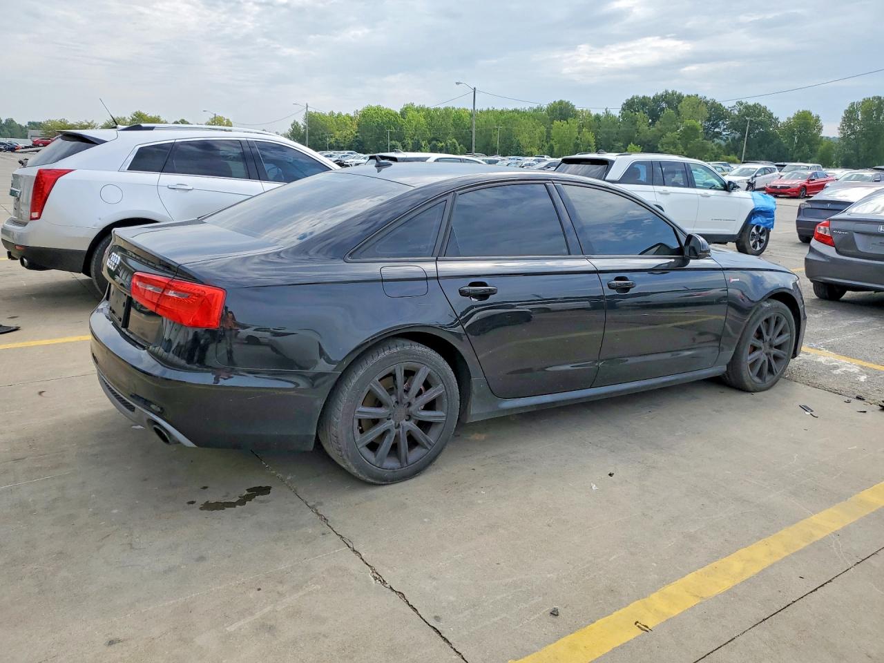 2015 Audi A6 Premium Plus Black vin: WAUFGAFC5FN009475