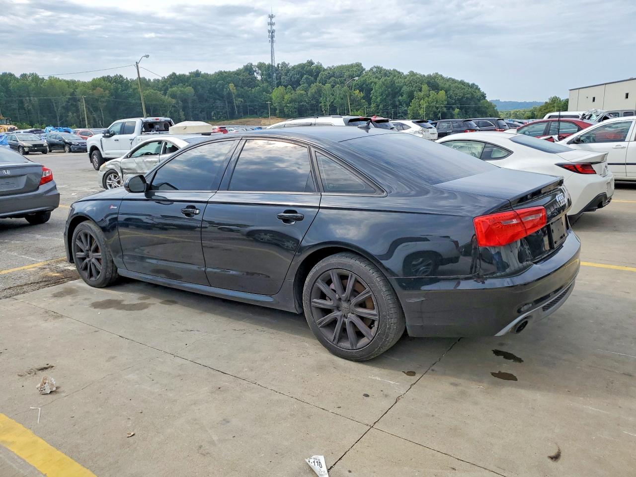 2015 Audi A6 Premium Plus Black vin: WAUFGAFC5FN009475