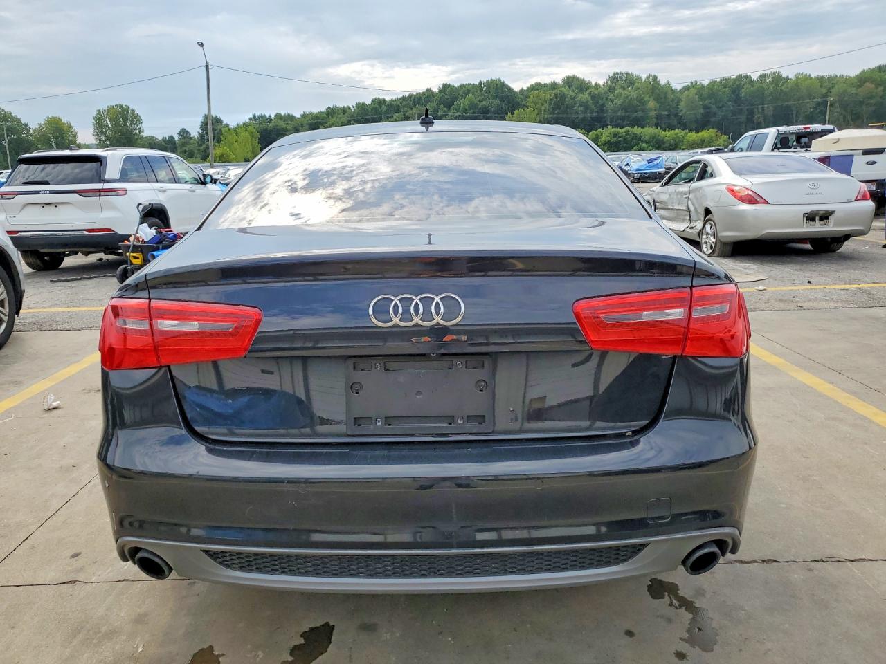2015 Audi A6 Premium Plus Black vin: WAUFGAFC5FN009475