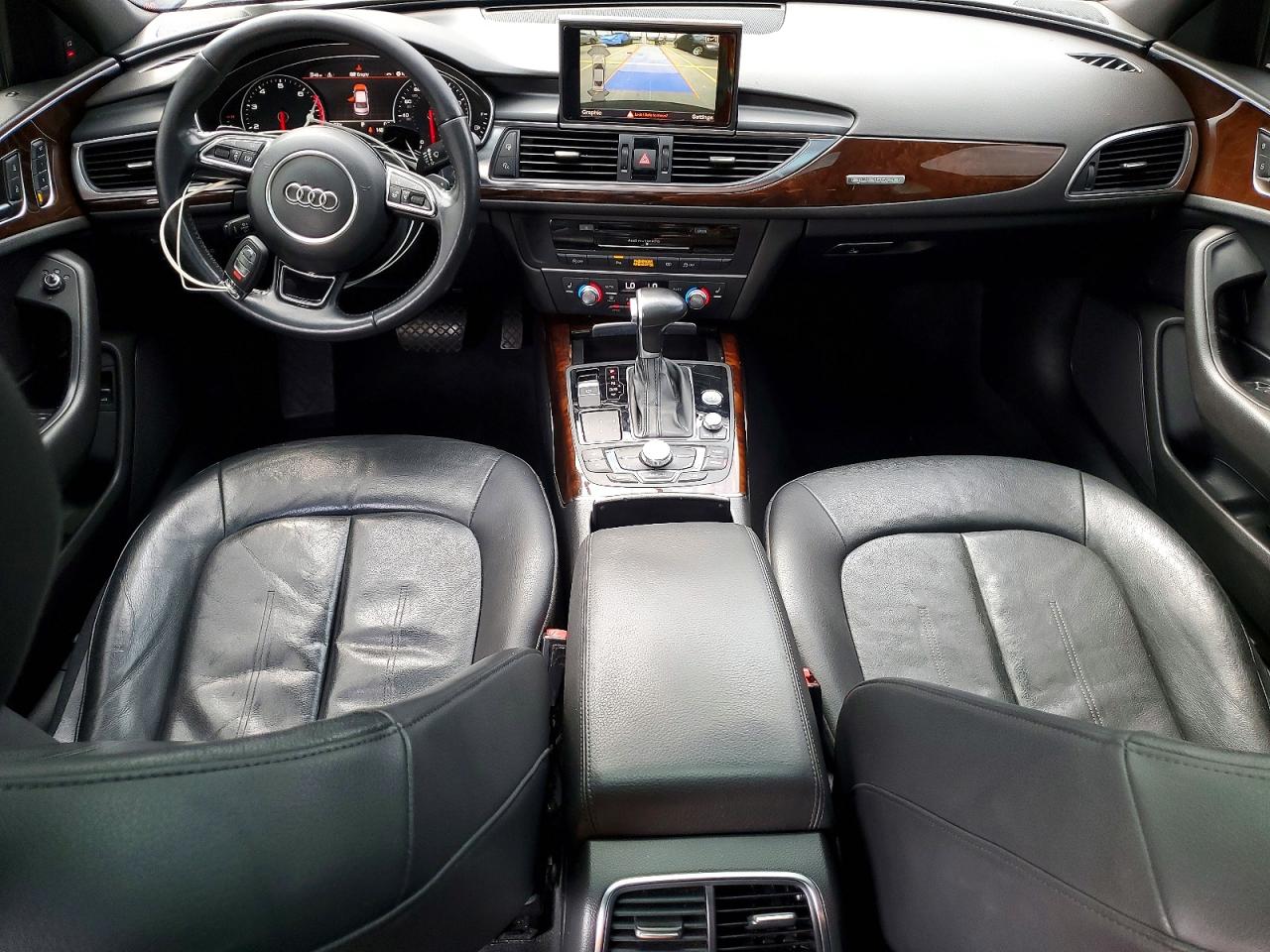 2015 Audi A6 Premium Plus Black vin: WAUFGAFC5FN009475