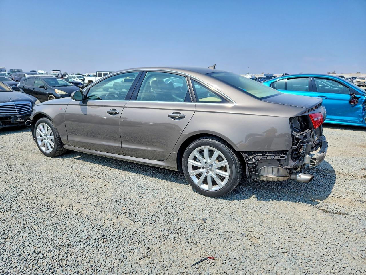 2015 Audi A6 Premium Plus Silver vin: WAUFGAFC5FN010898