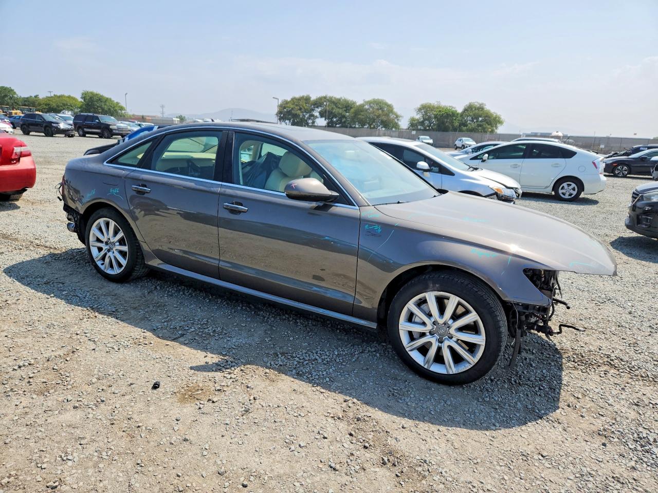 2015 Audi A6 Premium Plus Silver vin: WAUFGAFC5FN010898