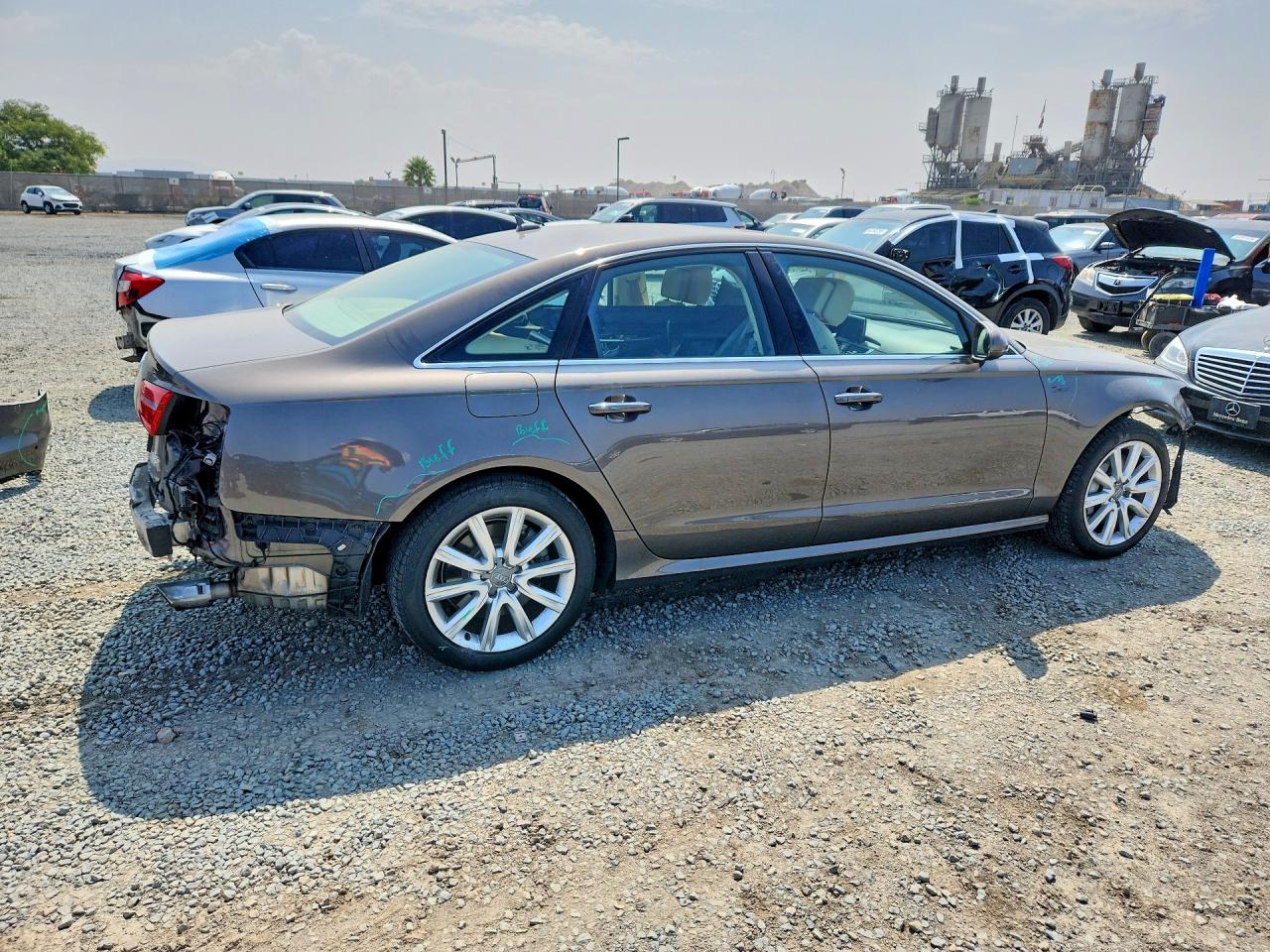 2015 Audi A6 Premium Plus Silver vin: WAUFGAFC5FN010898