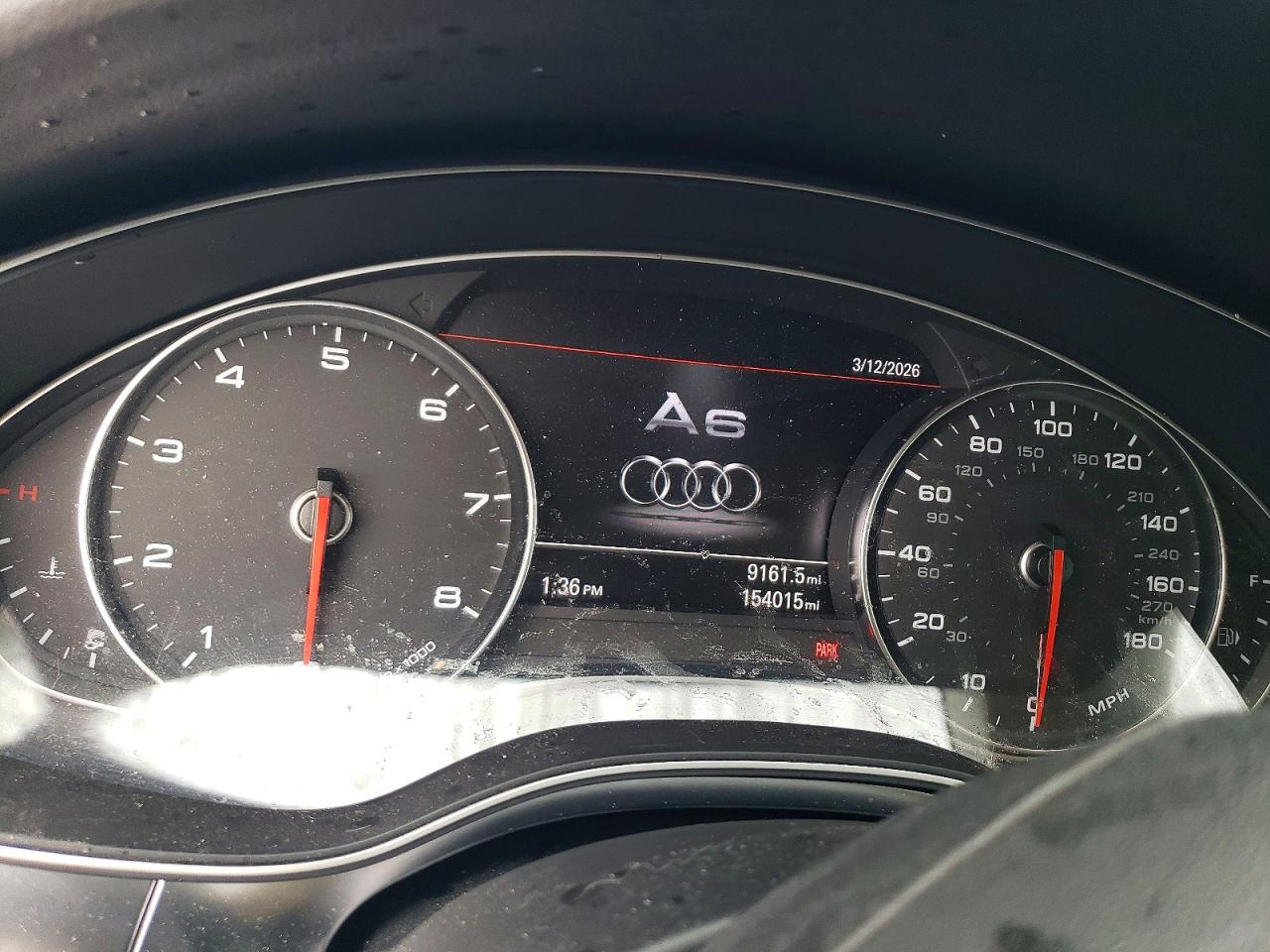 2014 Audi A6 Premium Plus White vin: WAUFGAFC6EN041401