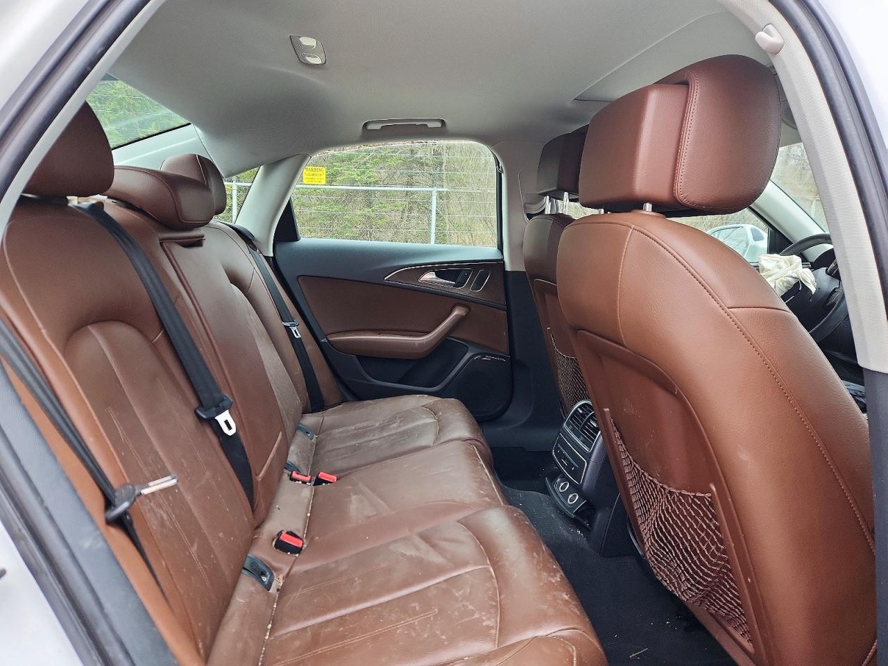 2014 Audi A6 Premium Plus White vin: WAUFGAFC6EN041401