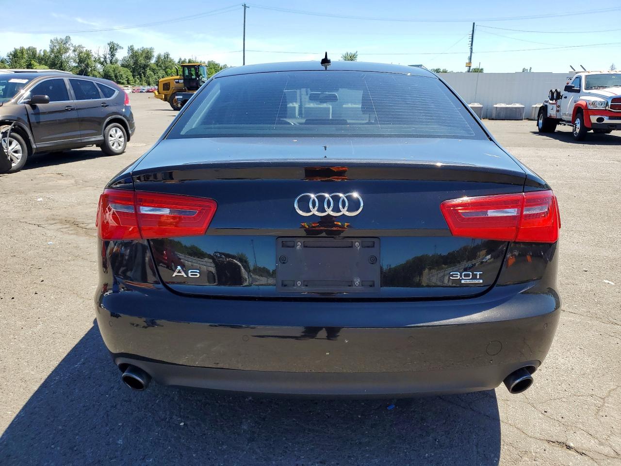 2014 Audi A6 Premium Plus Brown vin: WAUFGAFC6EN093787