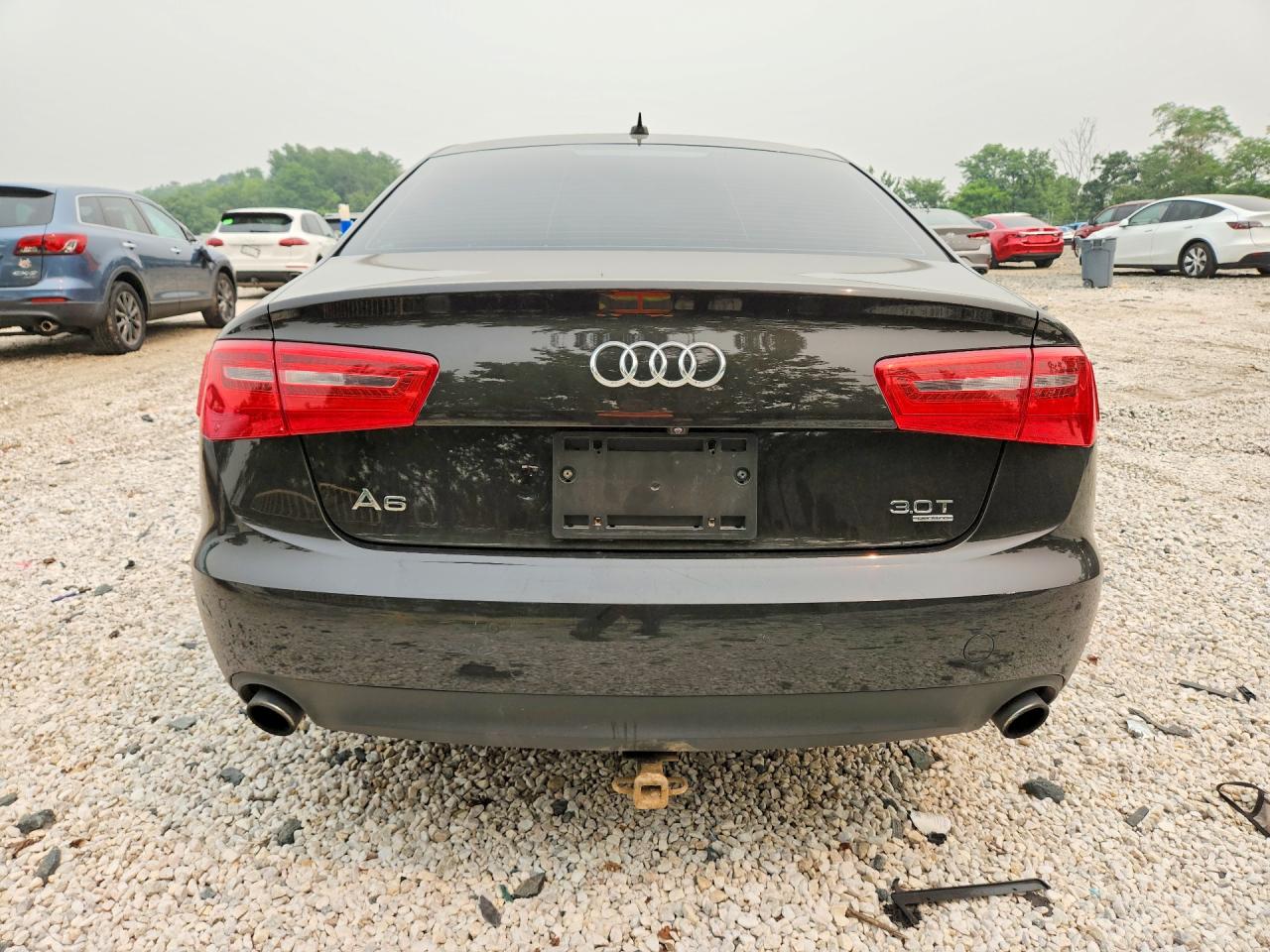 2014 Audi A6 Premium Plus Black vin: WAUFGAFC6EN129543