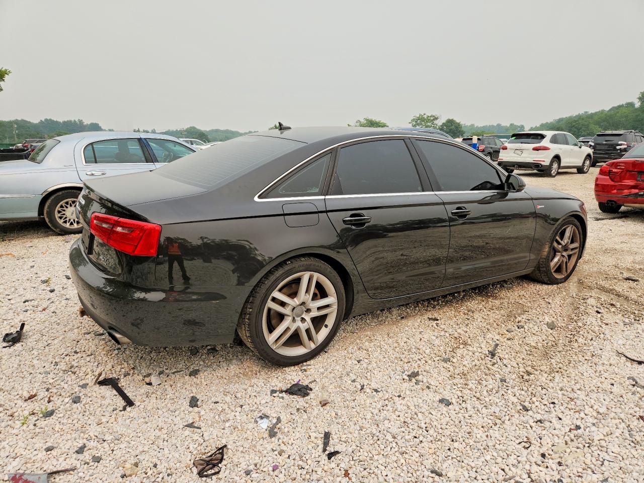 2014 Audi A6 Premium Plus Black vin: WAUFGAFC6EN129543