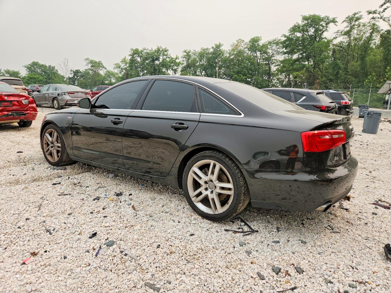 2014 Audi A6 Premium Plus Black vin: WAUFGAFC6EN129543