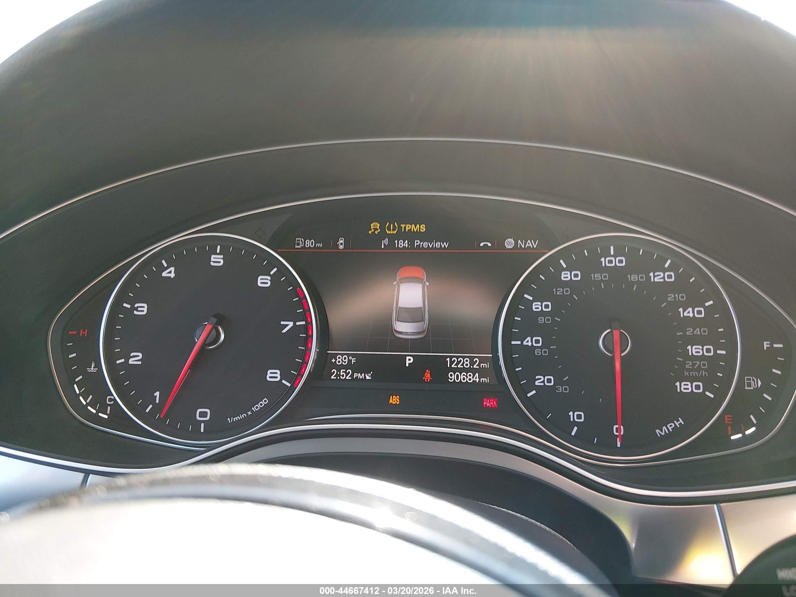 2015 Audi A6 3.0t Premium Plus Белый vin: WAUFGAFC6FN014345