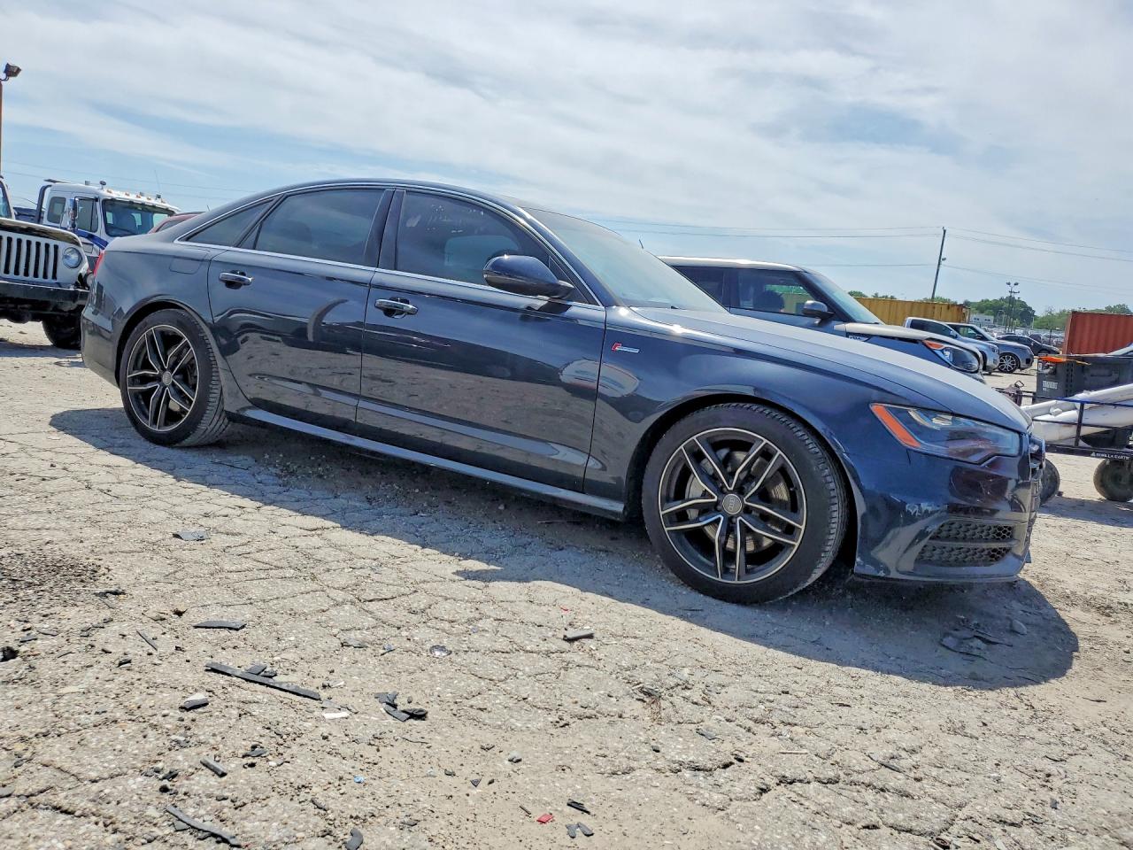 2015 Audi A6 Premium Plus Charcoal vin: WAUFGAFC6FN043165