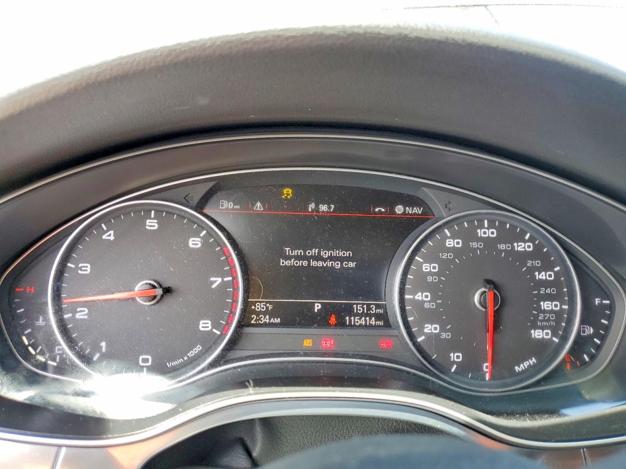 2015 Audi A6 Premium Plus Charcoal vin: WAUFGAFC6FN043165