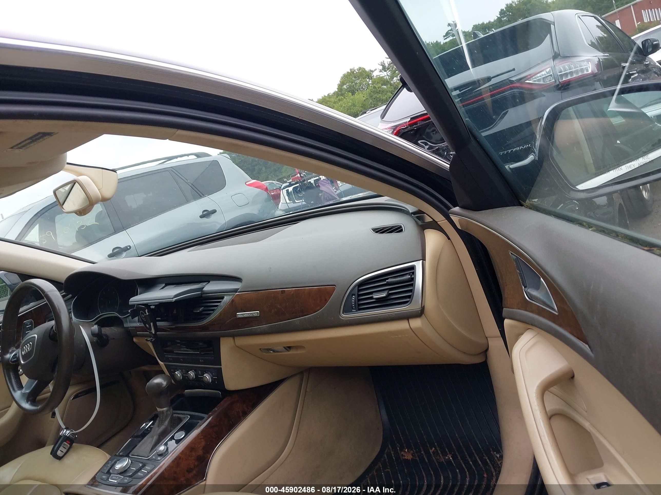2014 Audi A6 3.0t Premium Plus Черный vin: WAUFGAFC7EN008195