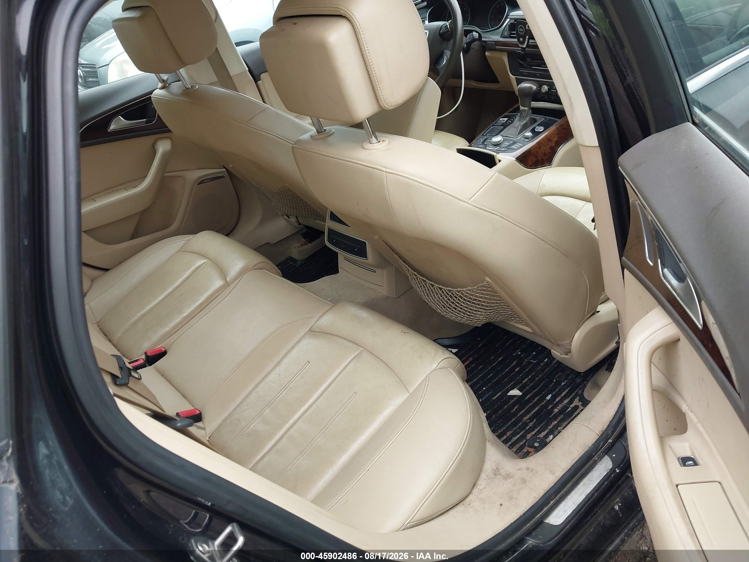 2014 Audi A6 3.0t Premium Plus Черный vin: WAUFGAFC7EN008195