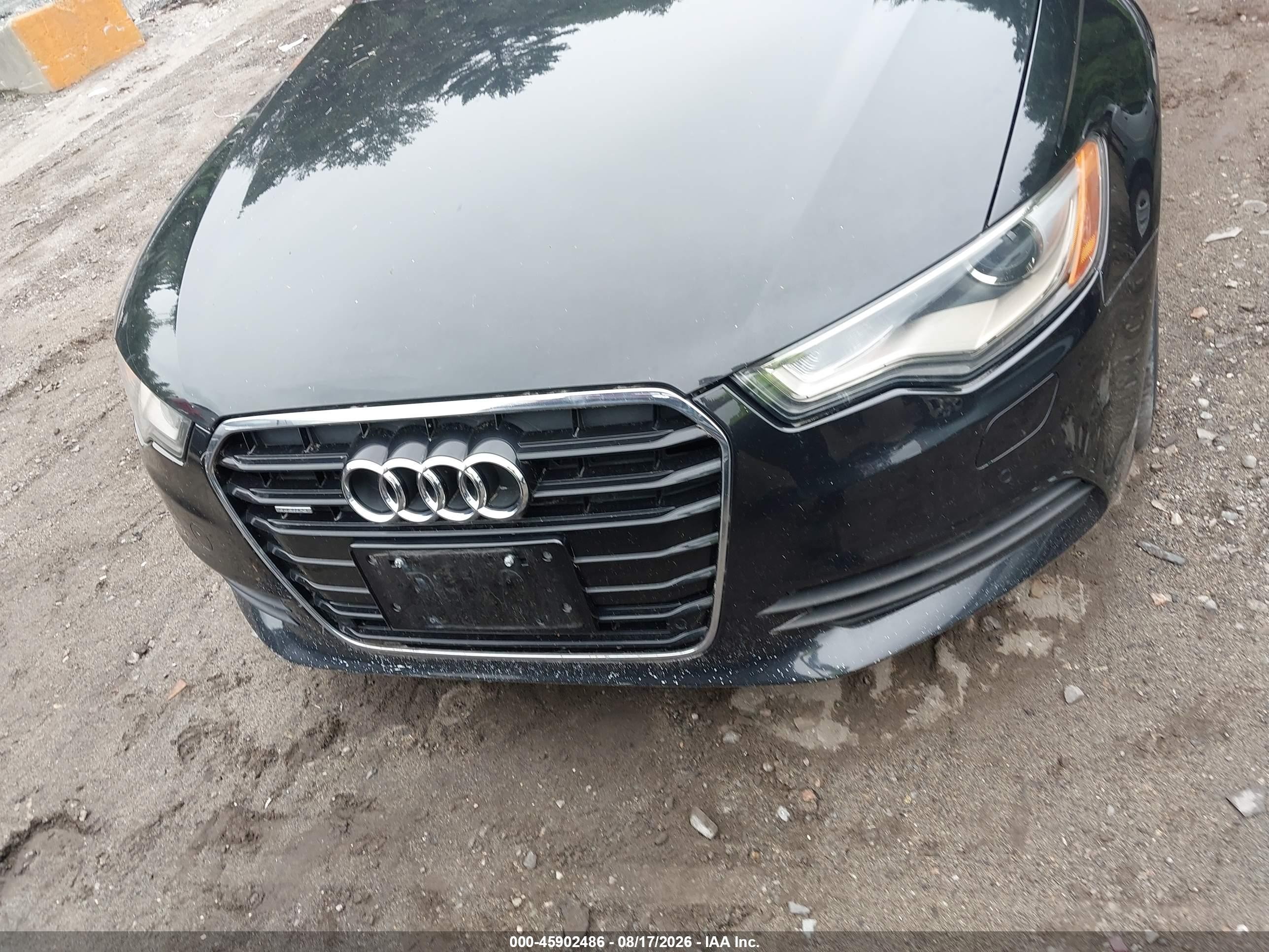 2014 Audi A6 3.0t Premium Plus Черный vin: WAUFGAFC7EN008195