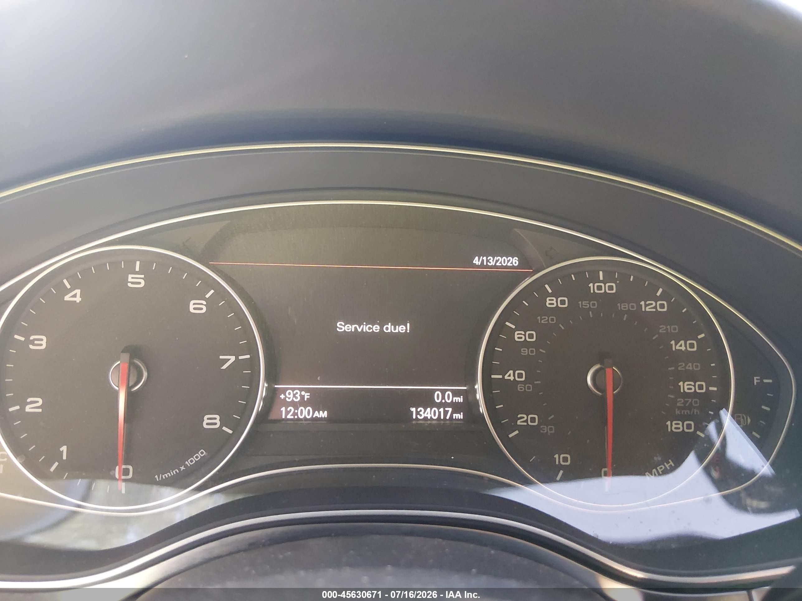 2014 Audi A6 3.0t Premium Plus Black vin: WAUFGAFC7EN026440