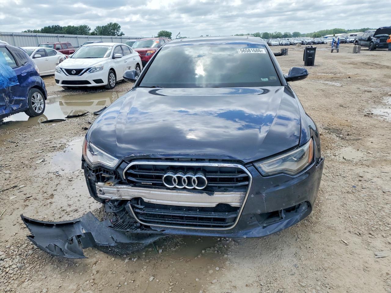 2014 Audi A6 Premium Plus Black vin: WAUFGAFC7EN049913