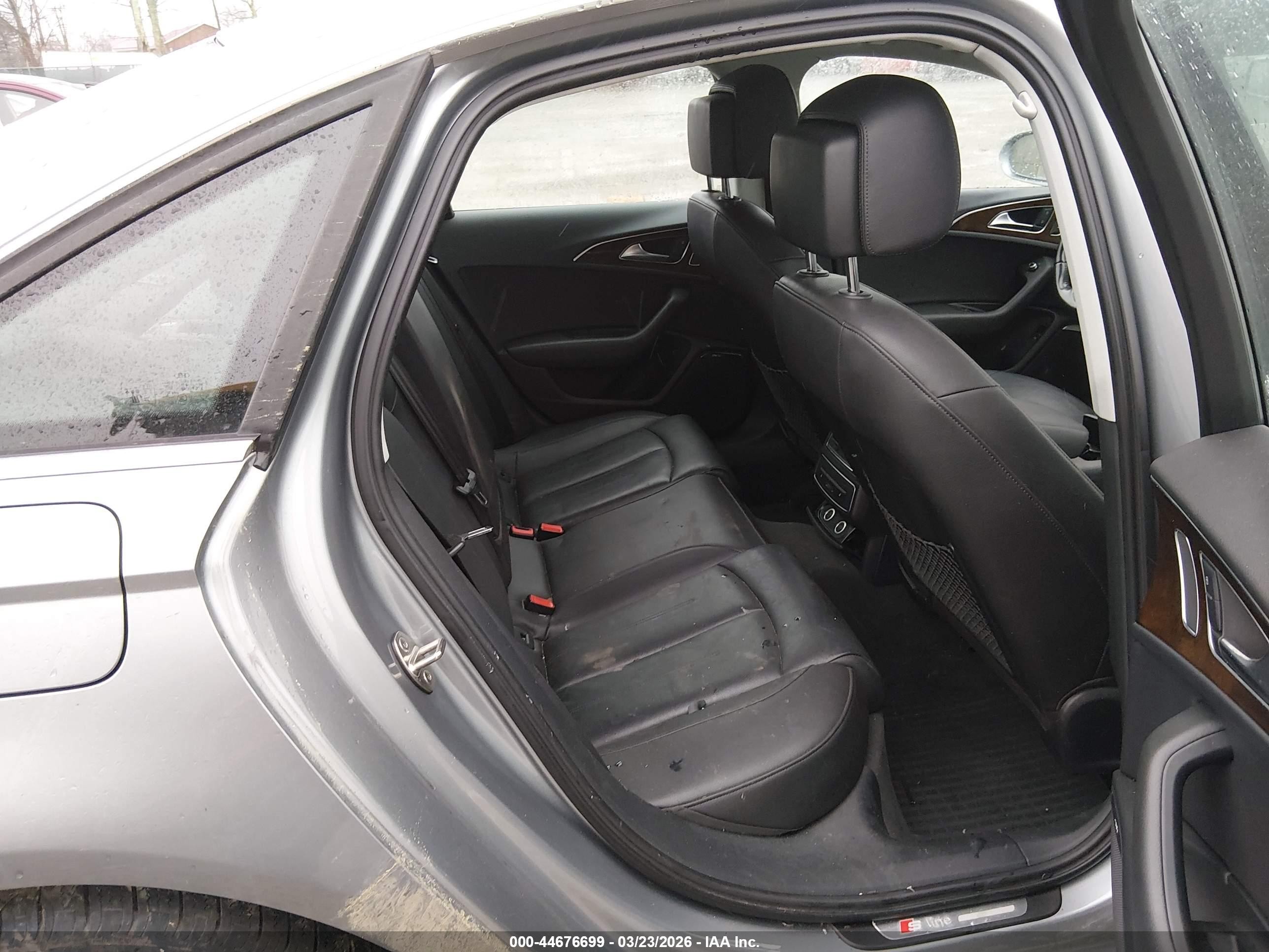 2015 Audi A6 3.0t Premium Plus Серебряный vin: WAUFGAFC7FN012944