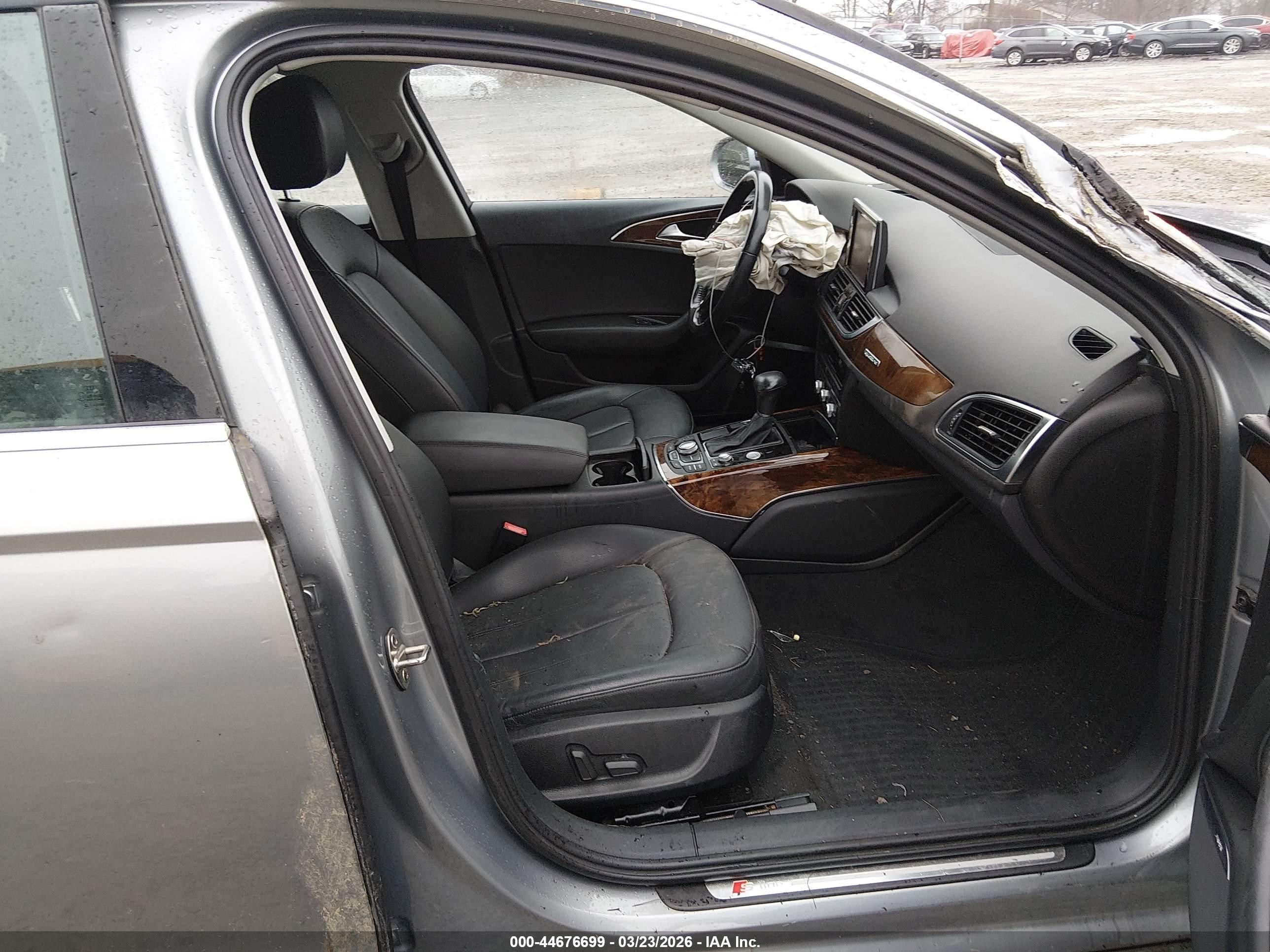 2015 Audi A6 3.0t Premium Plus Серебряный vin: WAUFGAFC7FN012944