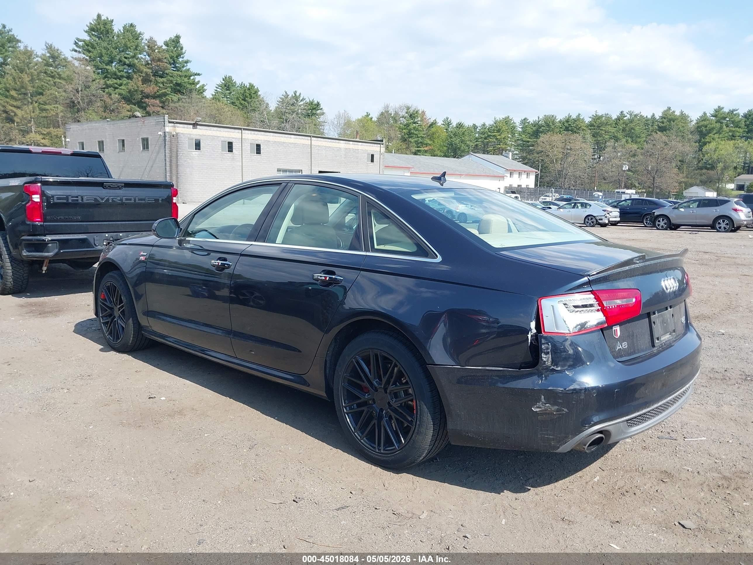 2015 Audi A6 3.0t Premium Plus Gray vin: WAUFGAFC7FN015472