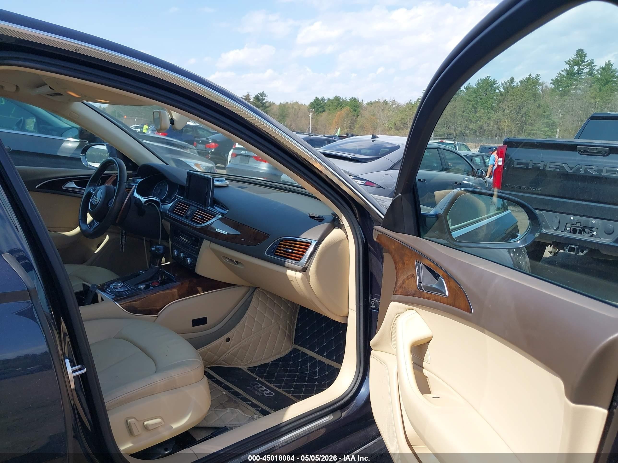 2015 Audi A6 3.0t Premium Plus Gray vin: WAUFGAFC7FN015472