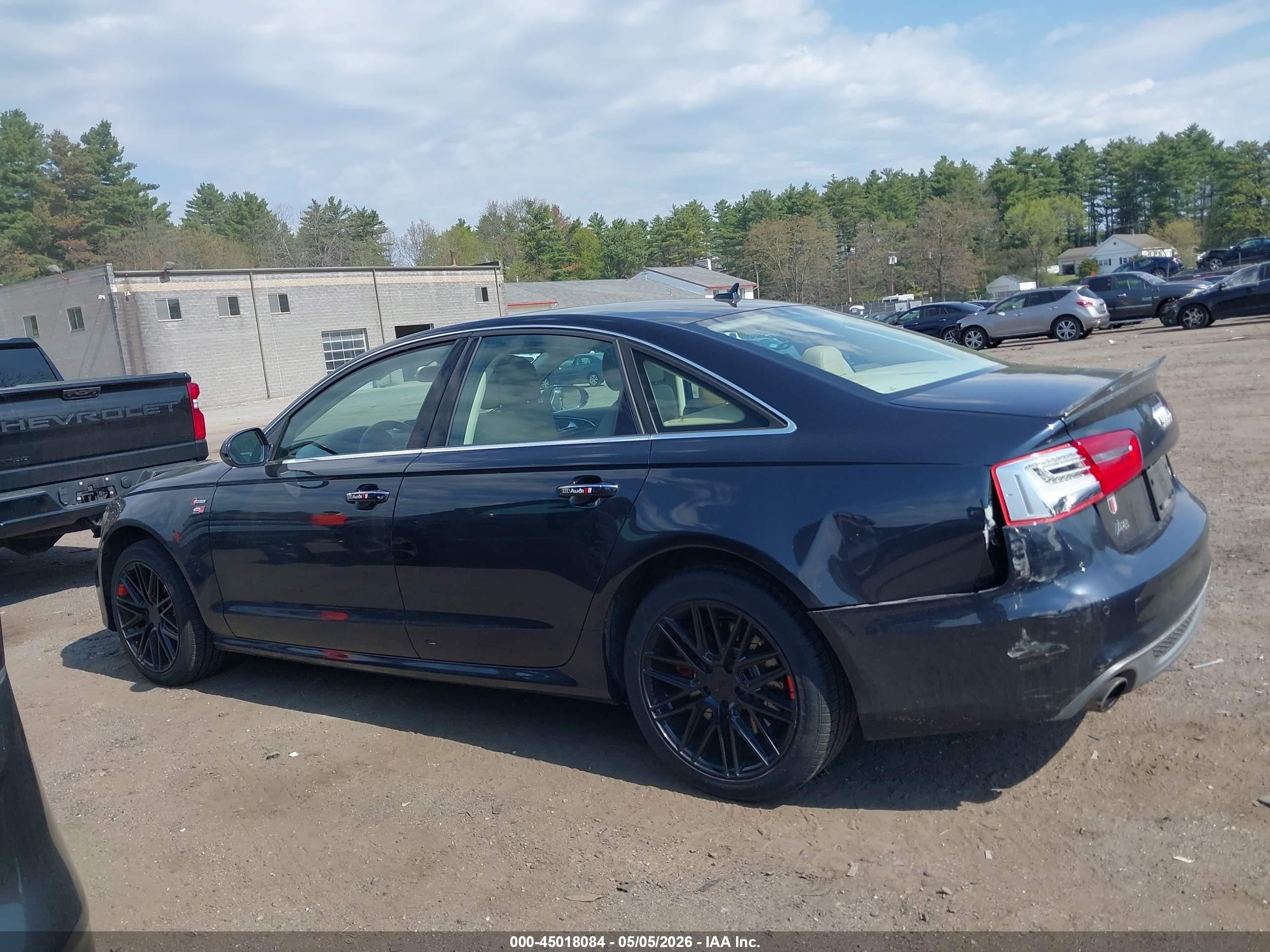 2015 Audi A6 3.0t Premium Plus Gray vin: WAUFGAFC7FN015472
