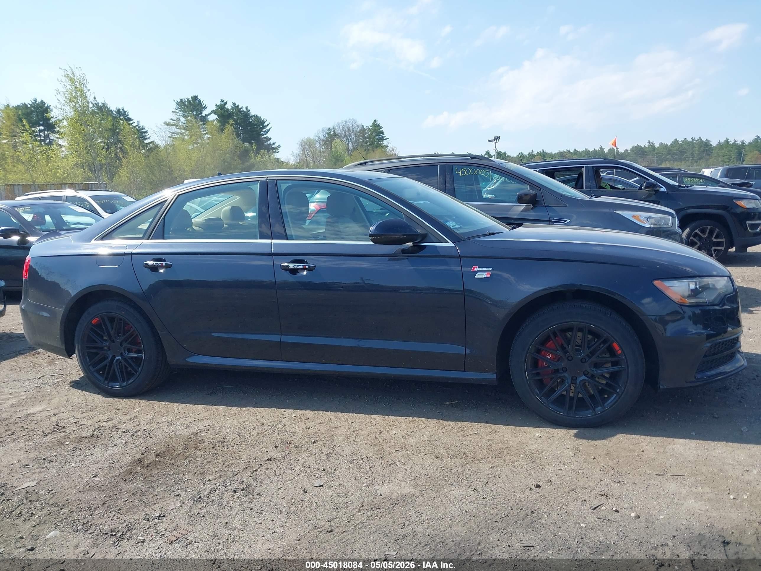 2015 Audi A6 3.0t Premium Plus Gray vin: WAUFGAFC7FN015472