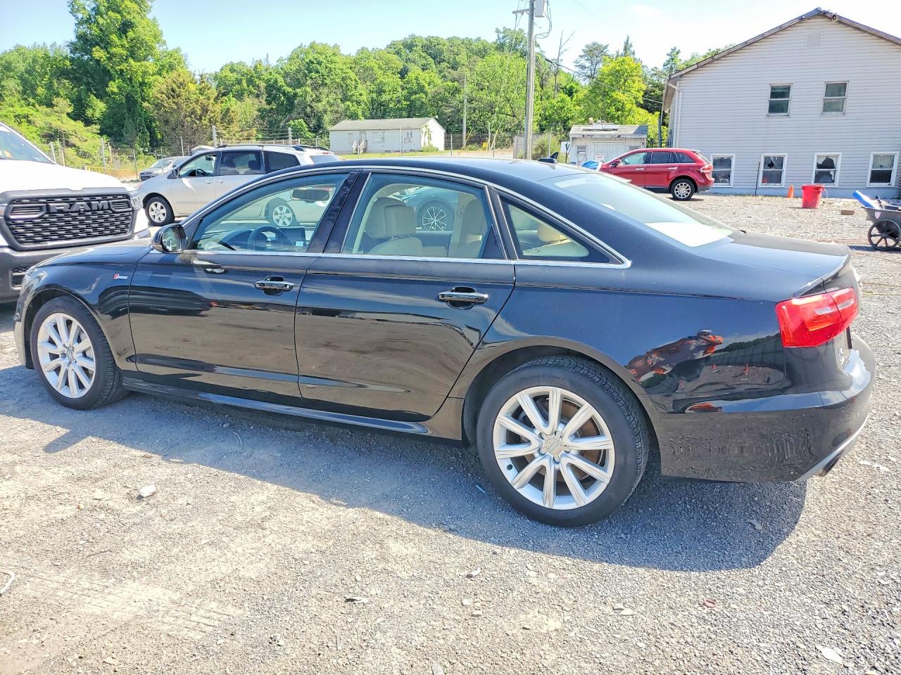 2015 Audi A6 Premium Plus Black vin: WAUFGAFC8FN008403