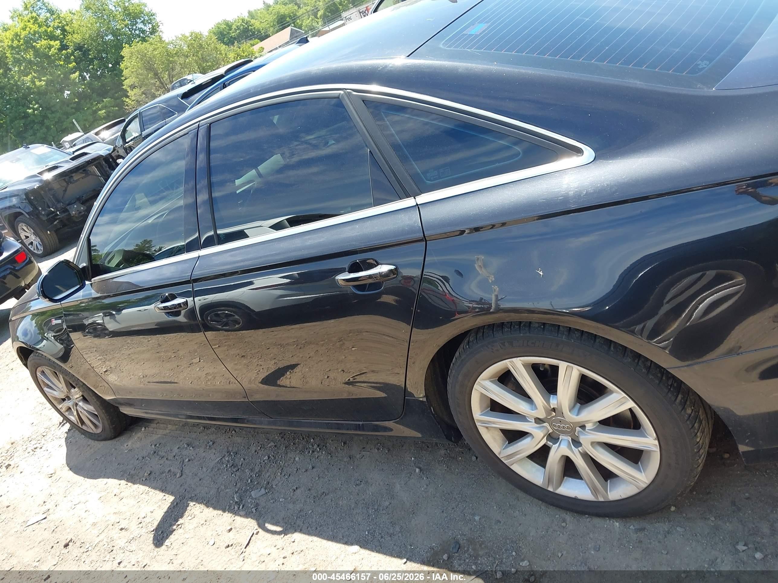 2015 Audi A6 3.0t Premium Plus Black vin: WAUFGAFC8FN019398