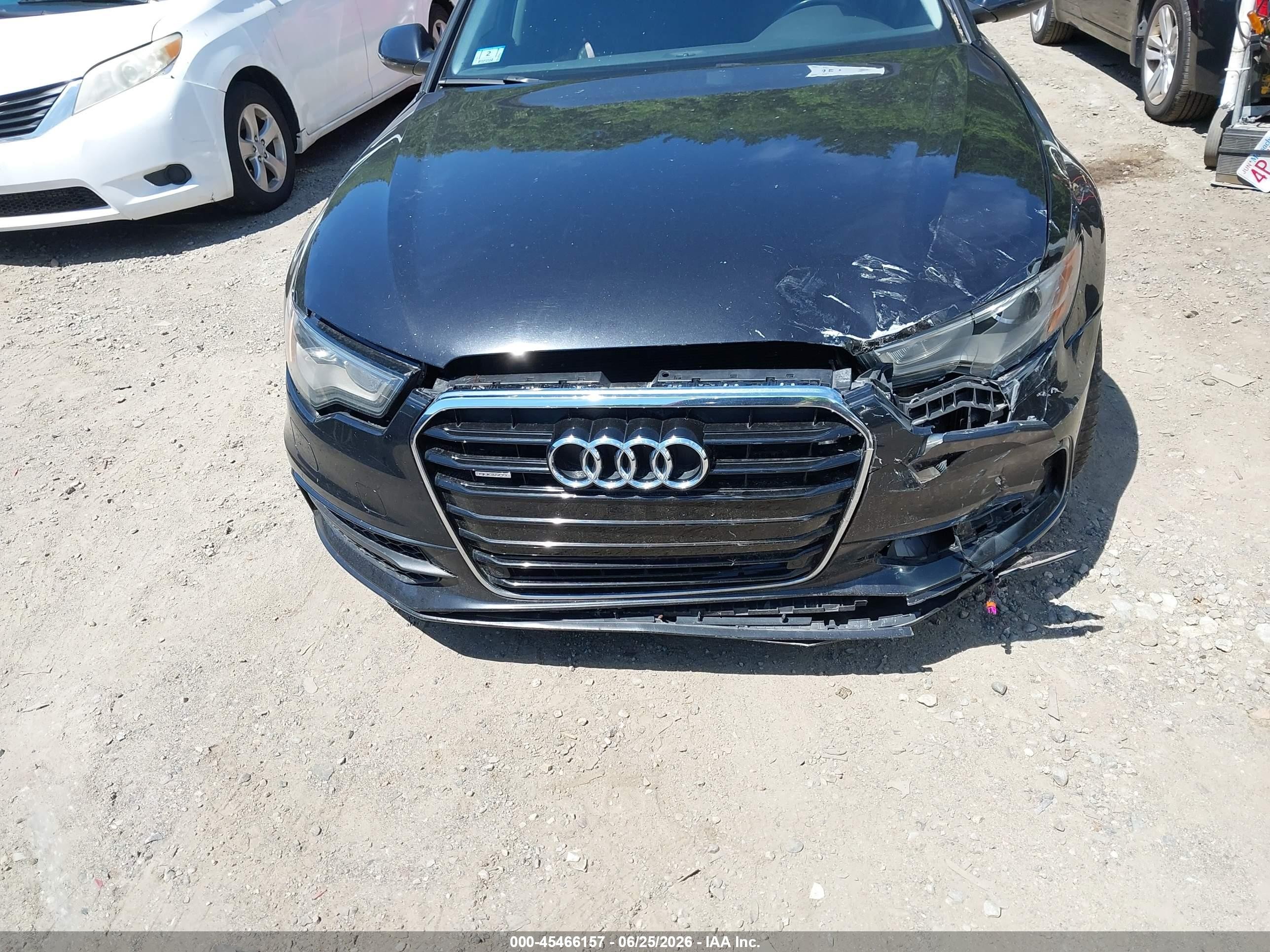 2015 Audi A6 3.0t Premium Plus Black vin: WAUFGAFC8FN019398