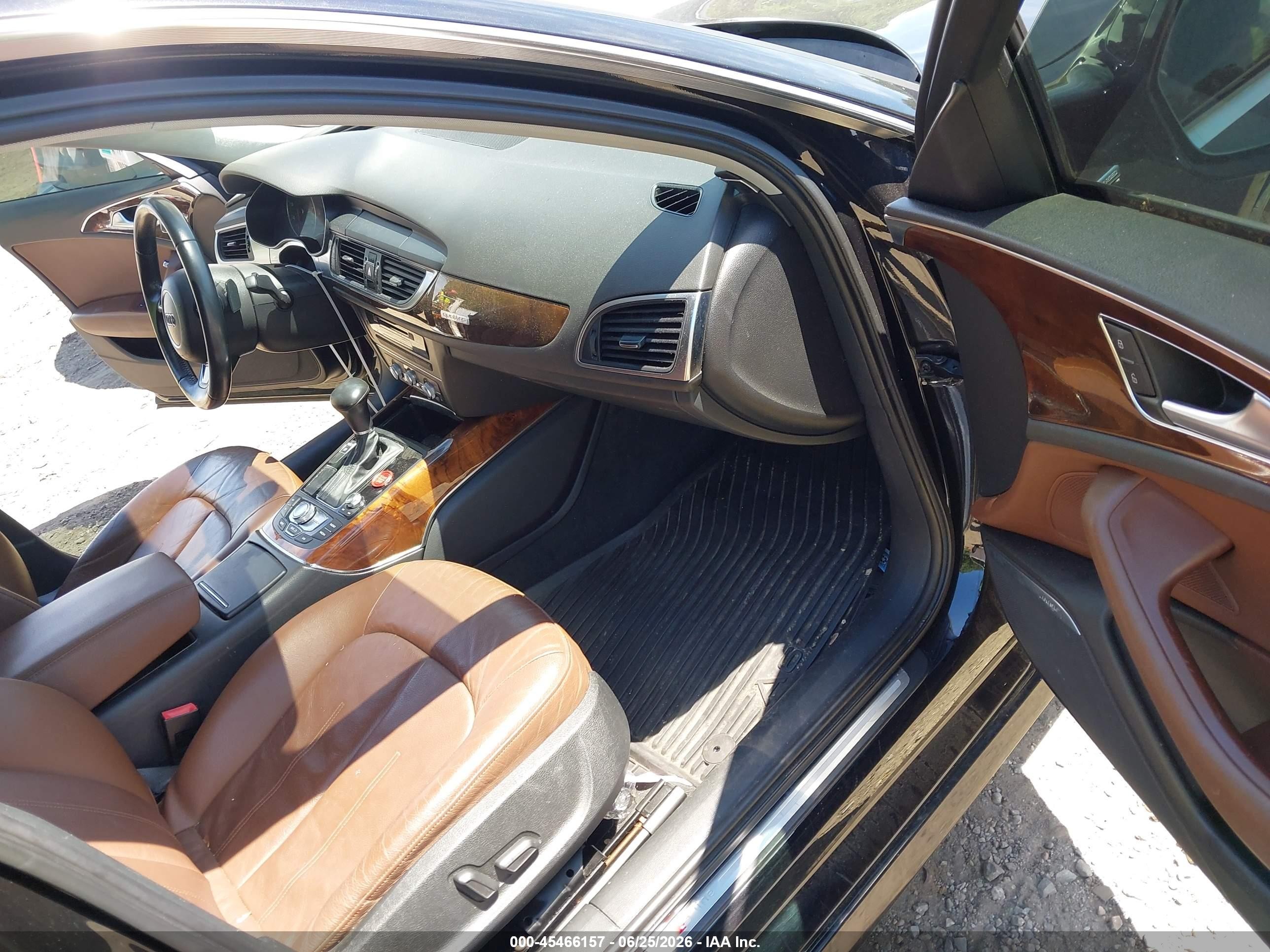 2015 Audi A6 3.0t Premium Plus Black vin: WAUFGAFC8FN019398