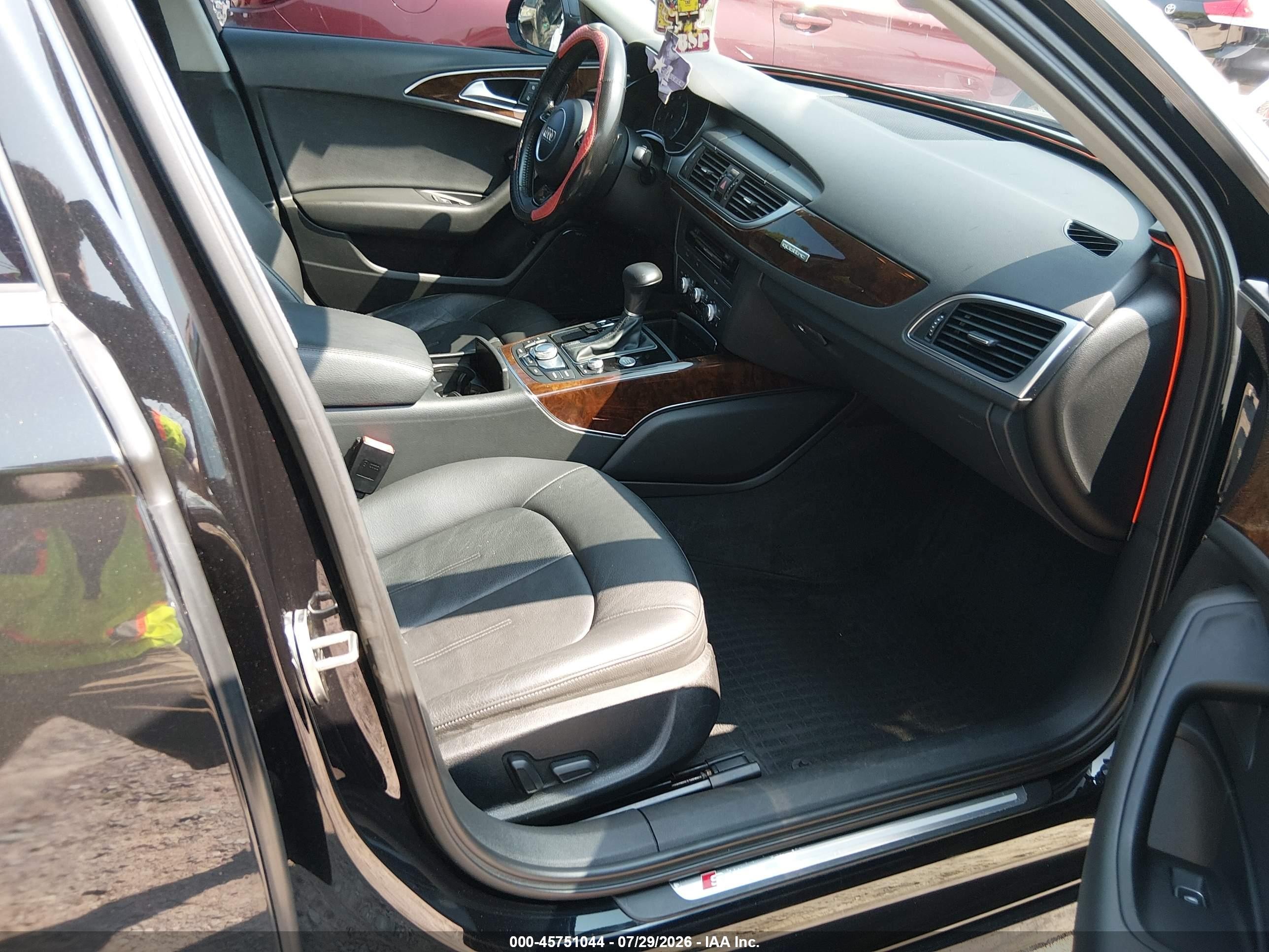2015 Audi A6 3.0t Premium Plus Black vin: WAUFGAFC8FN030398