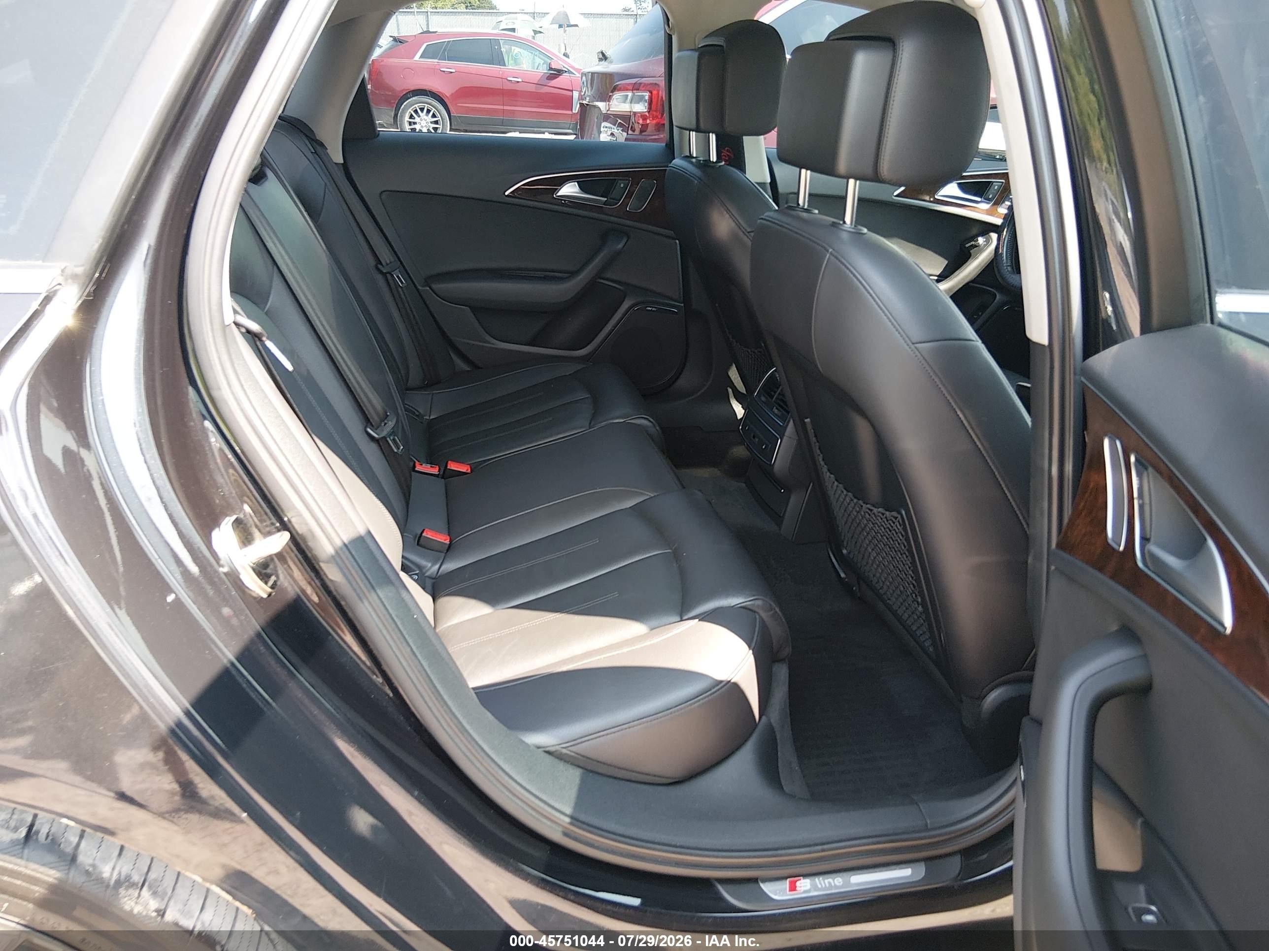 2015 Audi A6 3.0t Premium Plus Black vin: WAUFGAFC8FN030398