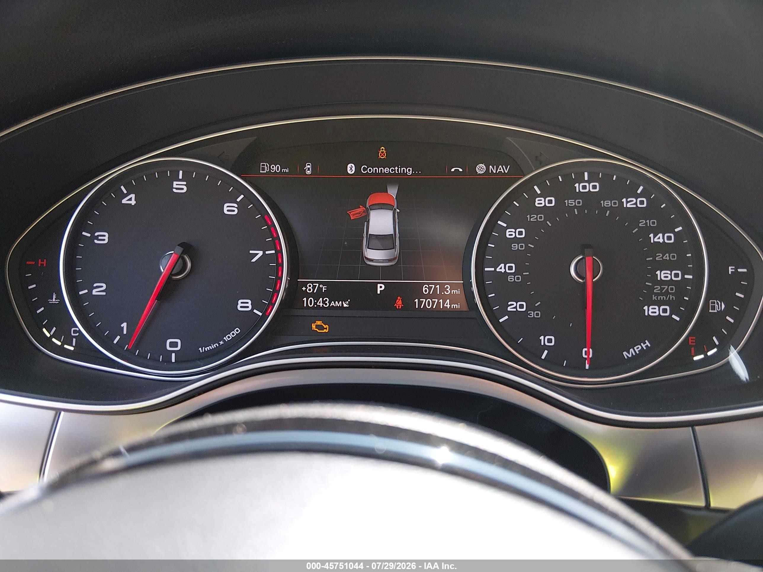 2015 Audi A6 3.0t Premium Plus Black vin: WAUFGAFC8FN030398