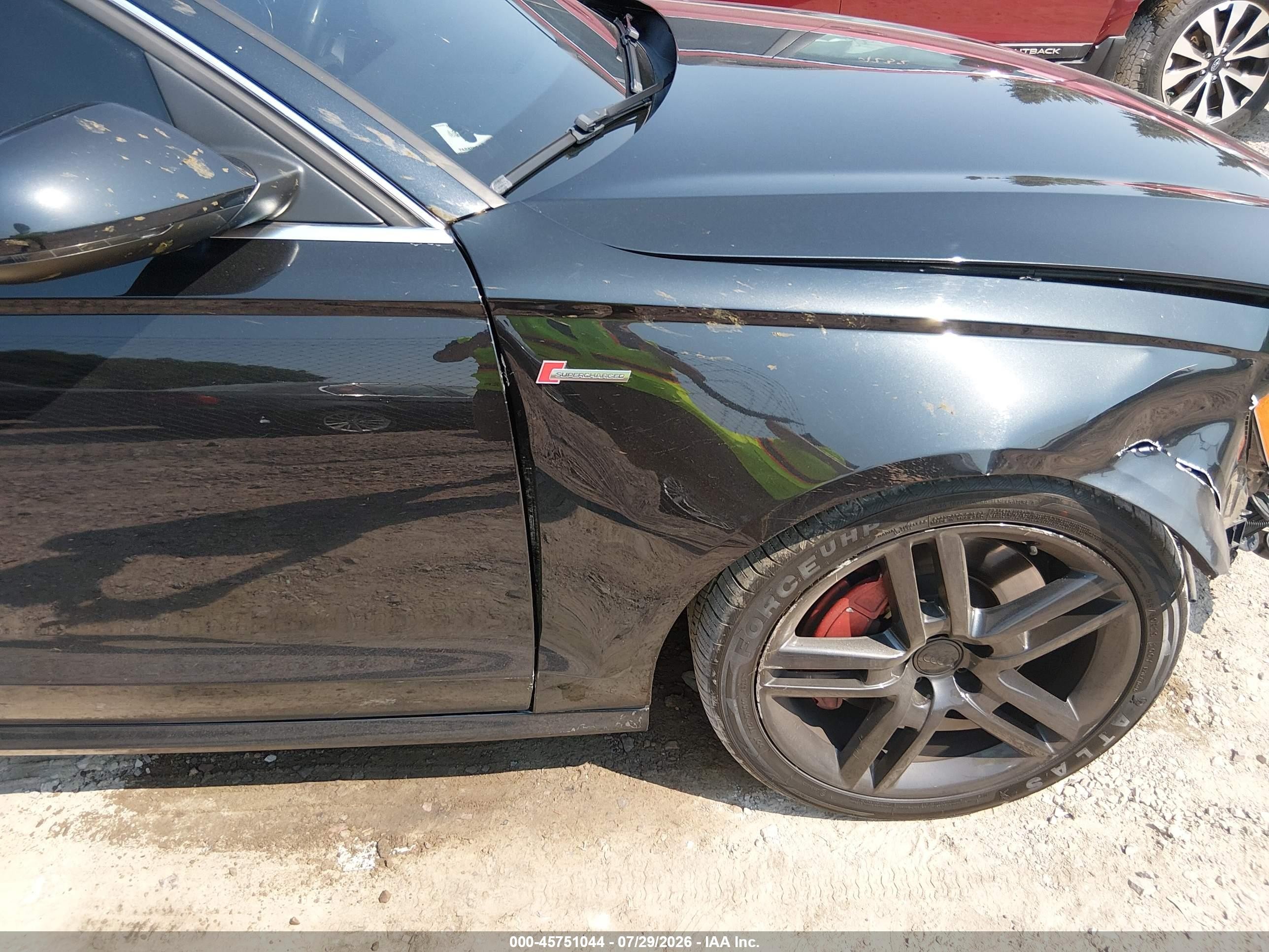 2015 Audi A6 3.0t Premium Plus Black vin: WAUFGAFC8FN030398