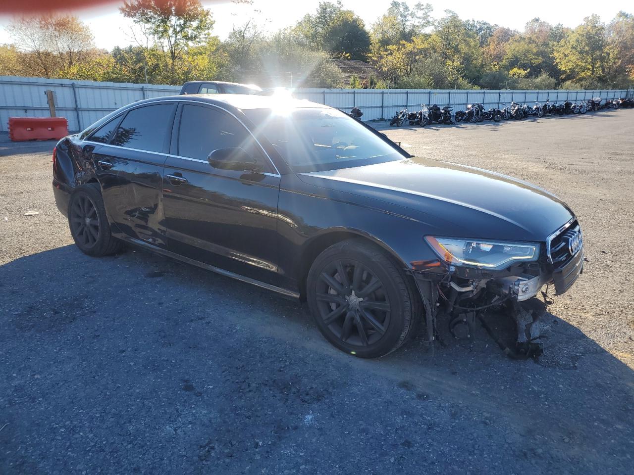 2015 Audi A6 Premium Plus Black vin: WAUFGAFC8FN033446