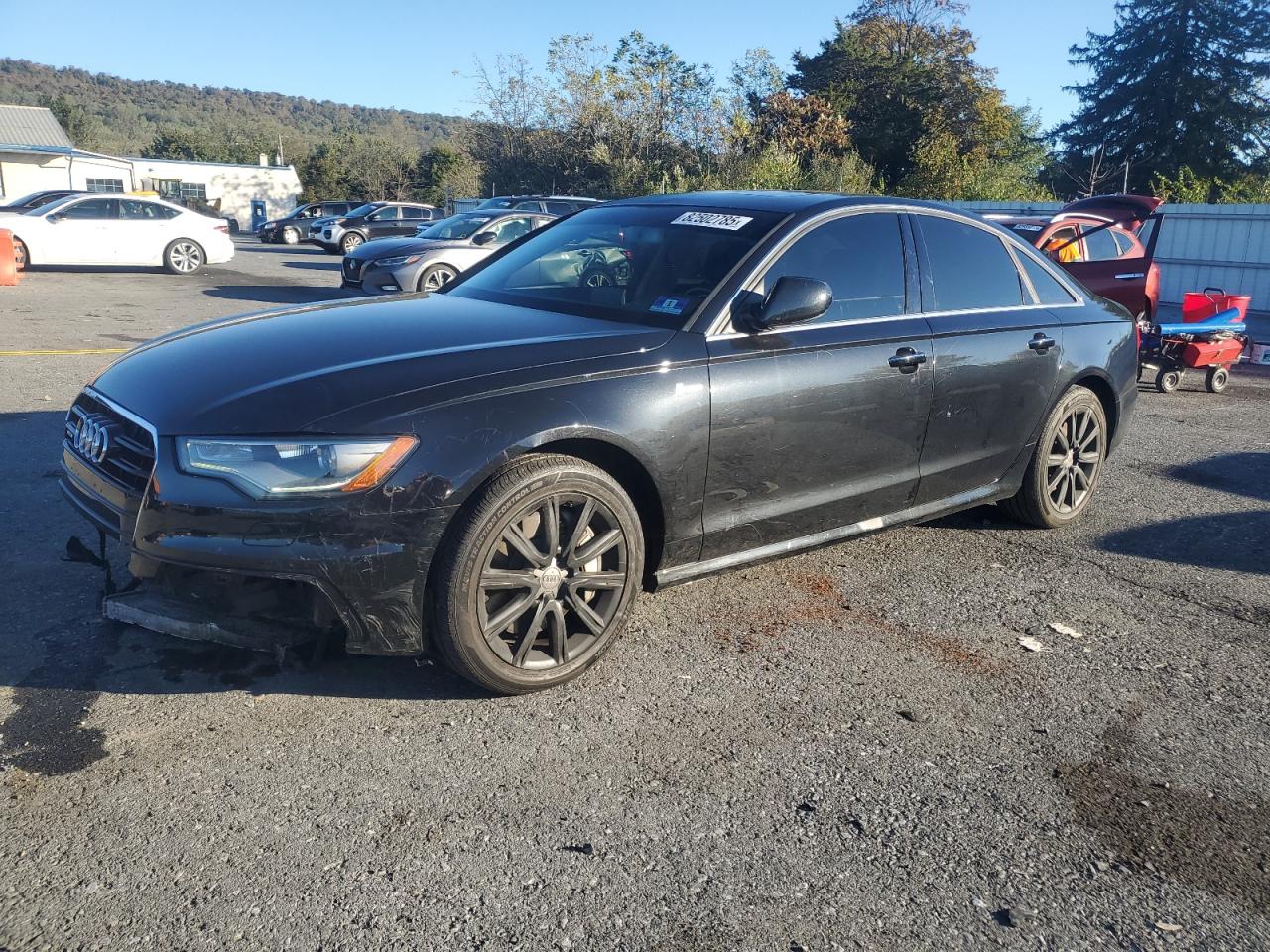 2015 Audi A6 Premium Plus Black vin: WAUFGAFC8FN033446
