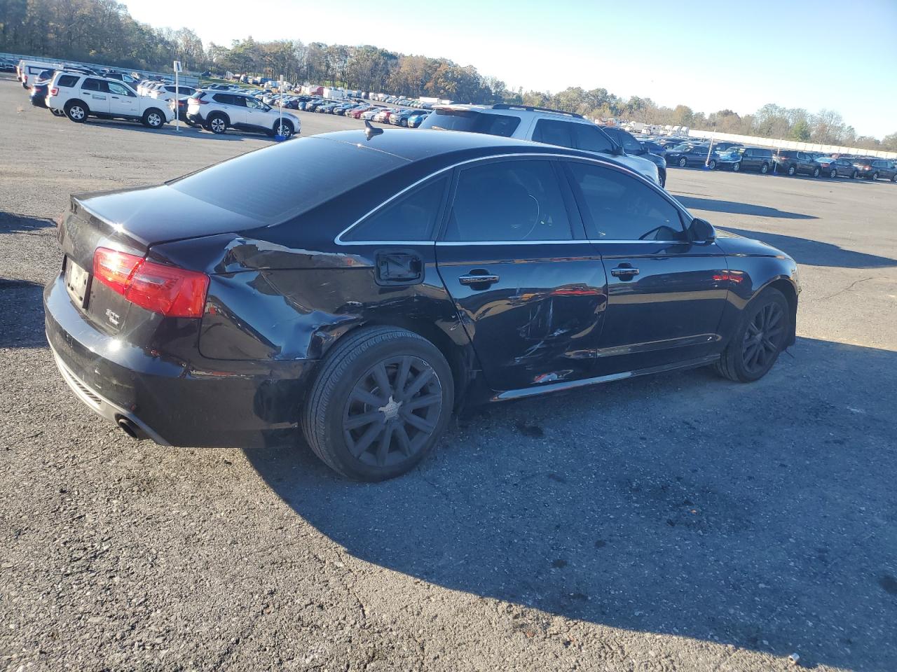 2015 Audi A6 Premium Plus Black vin: WAUFGAFC8FN033446