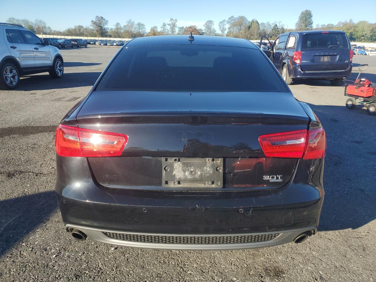 2015 Audi A6 Premium Plus Black vin: WAUFGAFC8FN033446