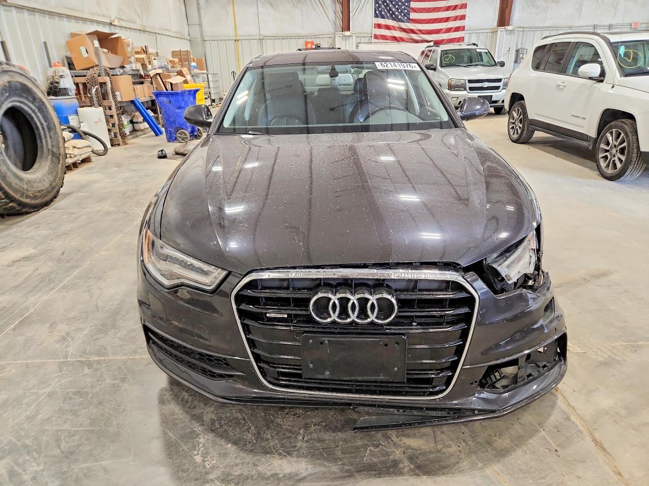 2015 Audi A6 Premium Plus Gray vin: WAUFGAFC8FN041837