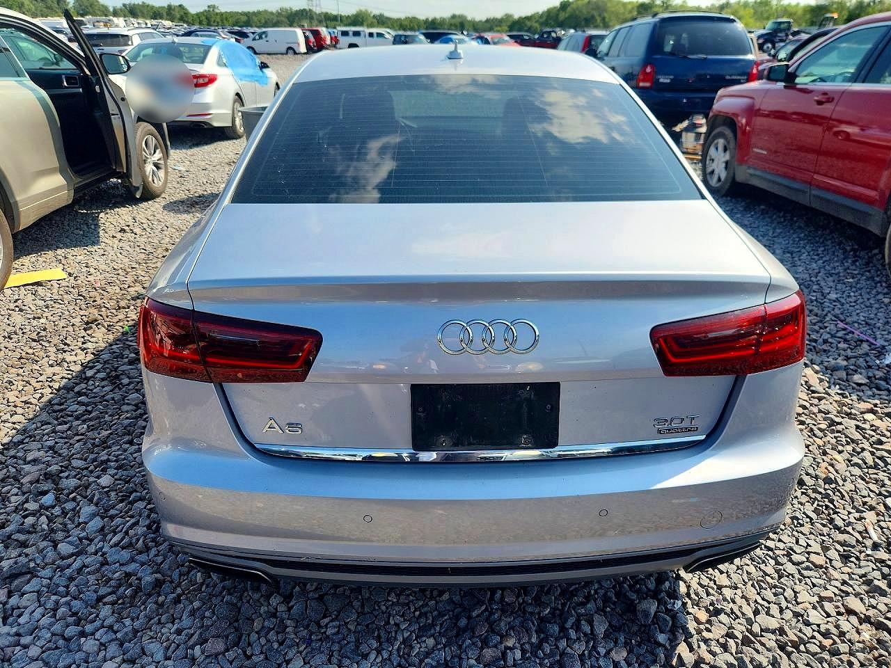 2016 Audi A6 Premium Plus Silver vin: WAUFGAFC8GN112293
