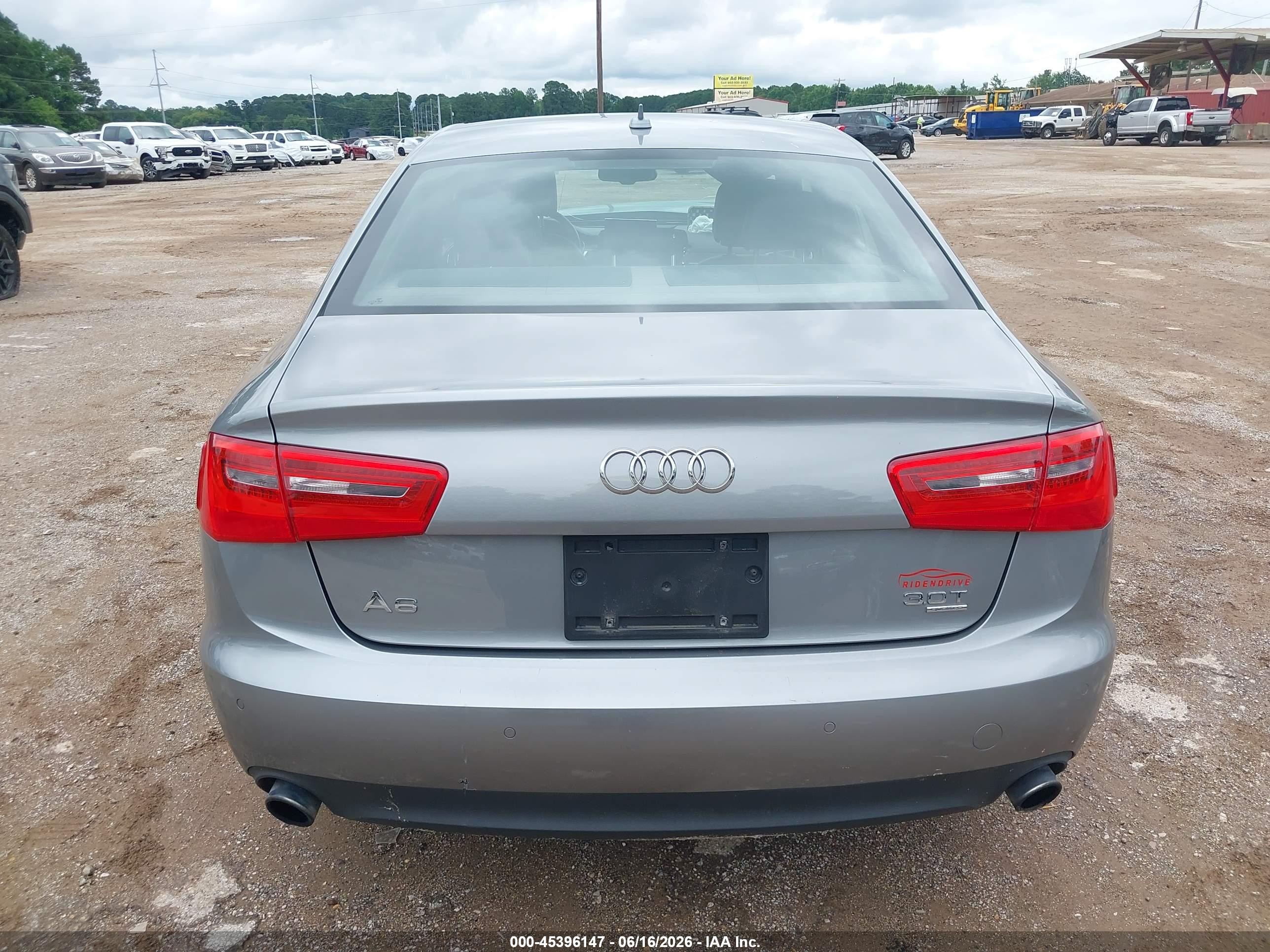 2014 Audi A6 3.0t Premium Plus Silver vin: WAUFGAFC9EN065269