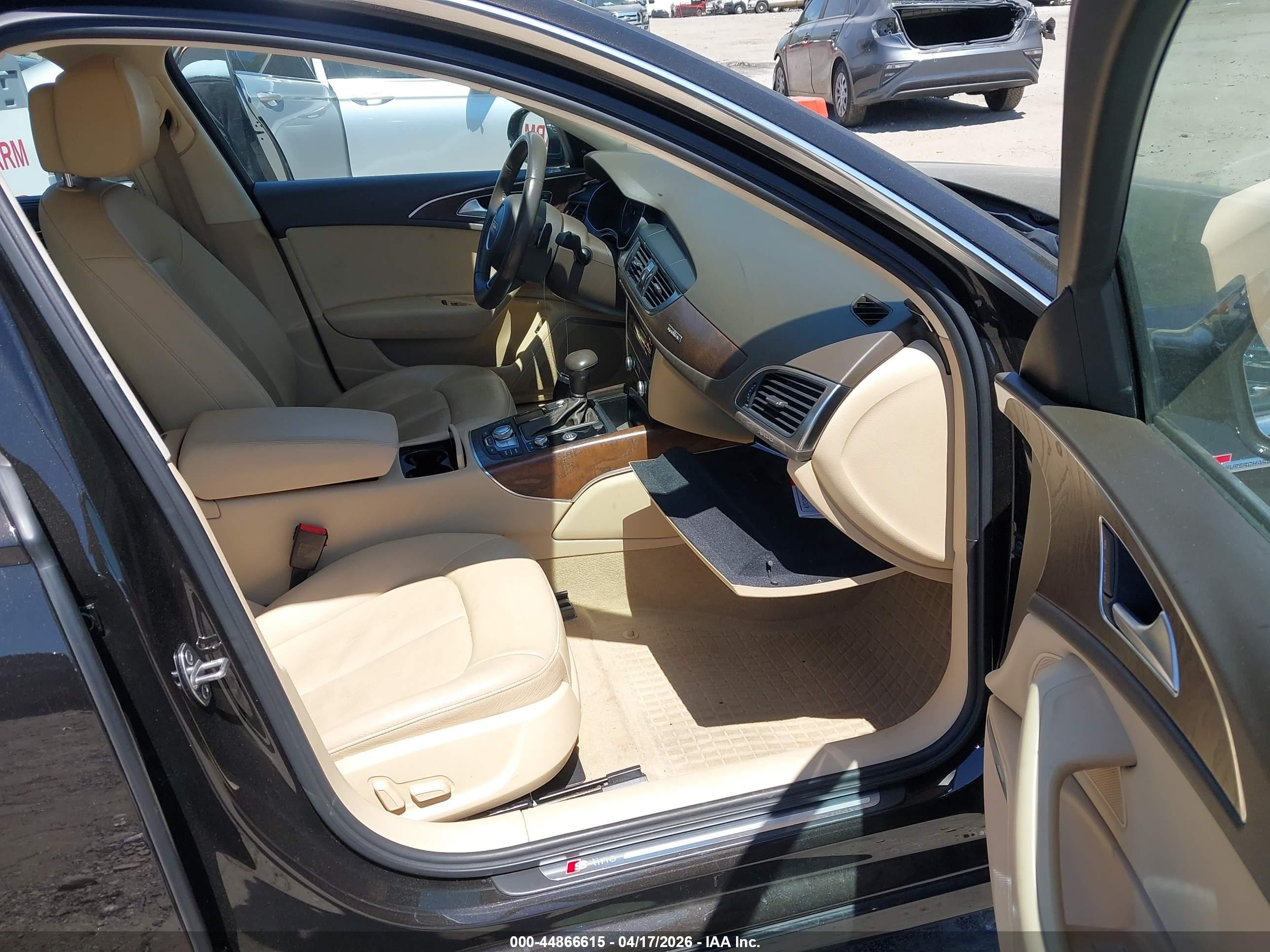 2015 Audi A6 3.0t Premium Plus Black vin: WAUFGAFC9FN019121